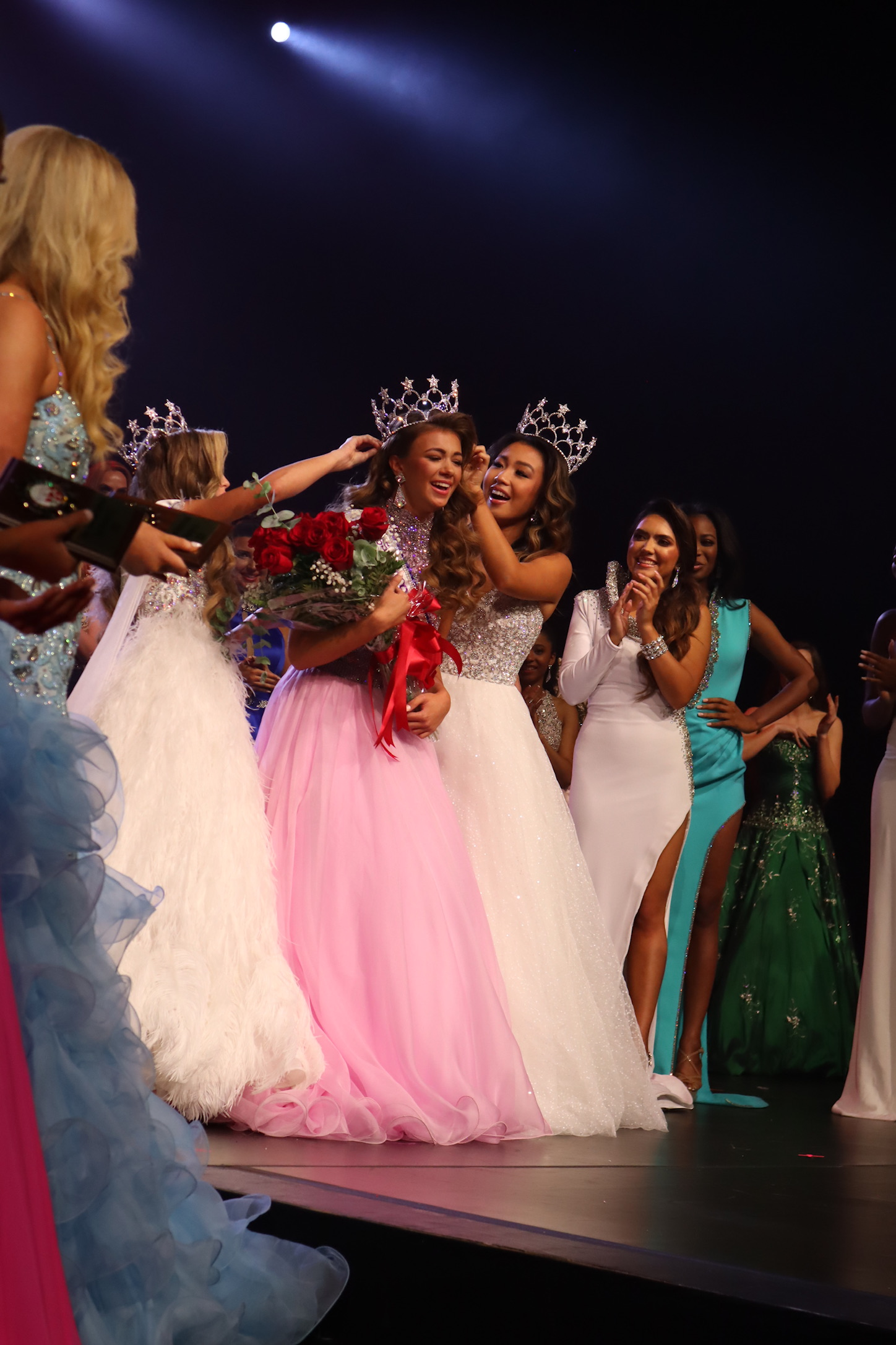 Katie with her Miss Teen International crown and sash